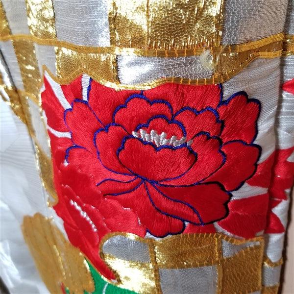 "Gold Fans" Vintage Uchikake - Kyoto Kimono