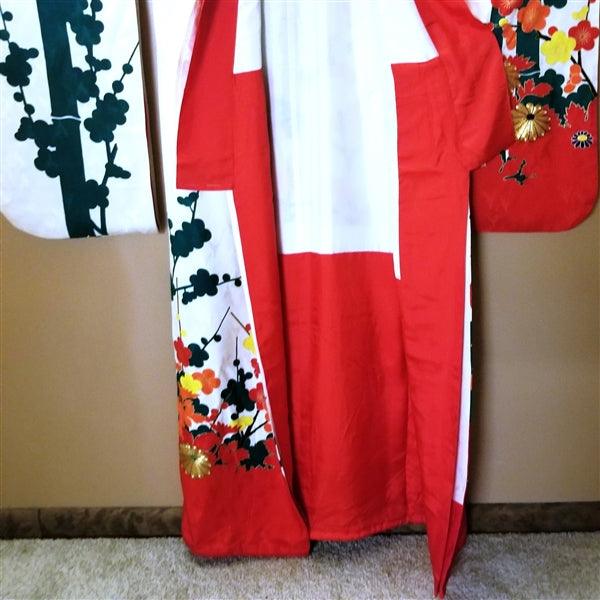 "Holiday Royale" Vintage Japanese Kakeshita - Kyoto Kimono