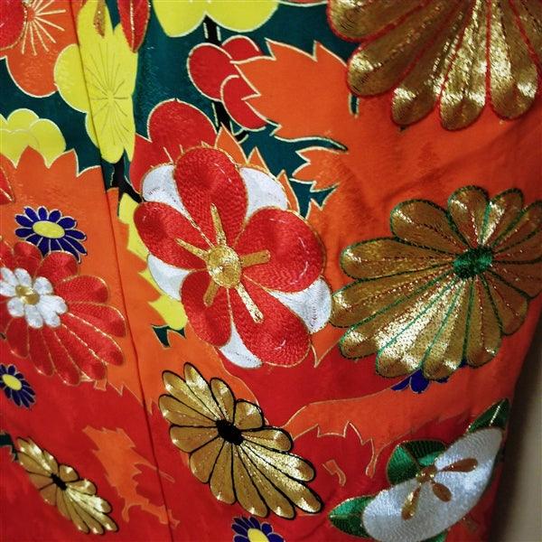 "Holiday Royale" Vintage Japanese Kakeshita - Kyoto Kimono