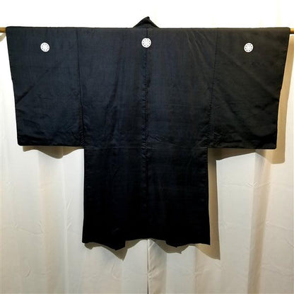 "Ikat Weave" Vintage Man's Haori - Kyoto Kimono