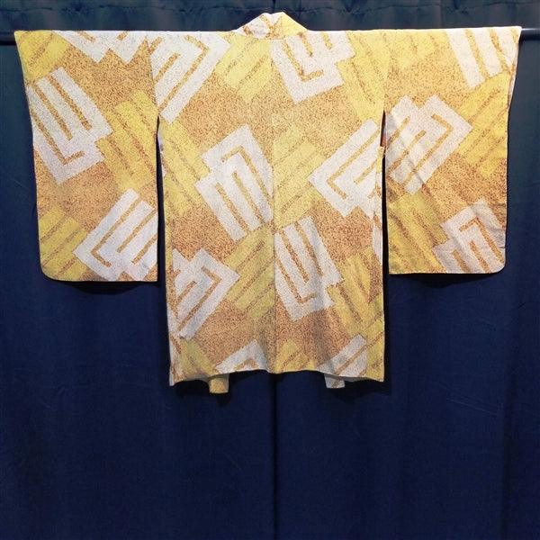 "Incense Kanji" Vintage Haori - Kyoto Kimono