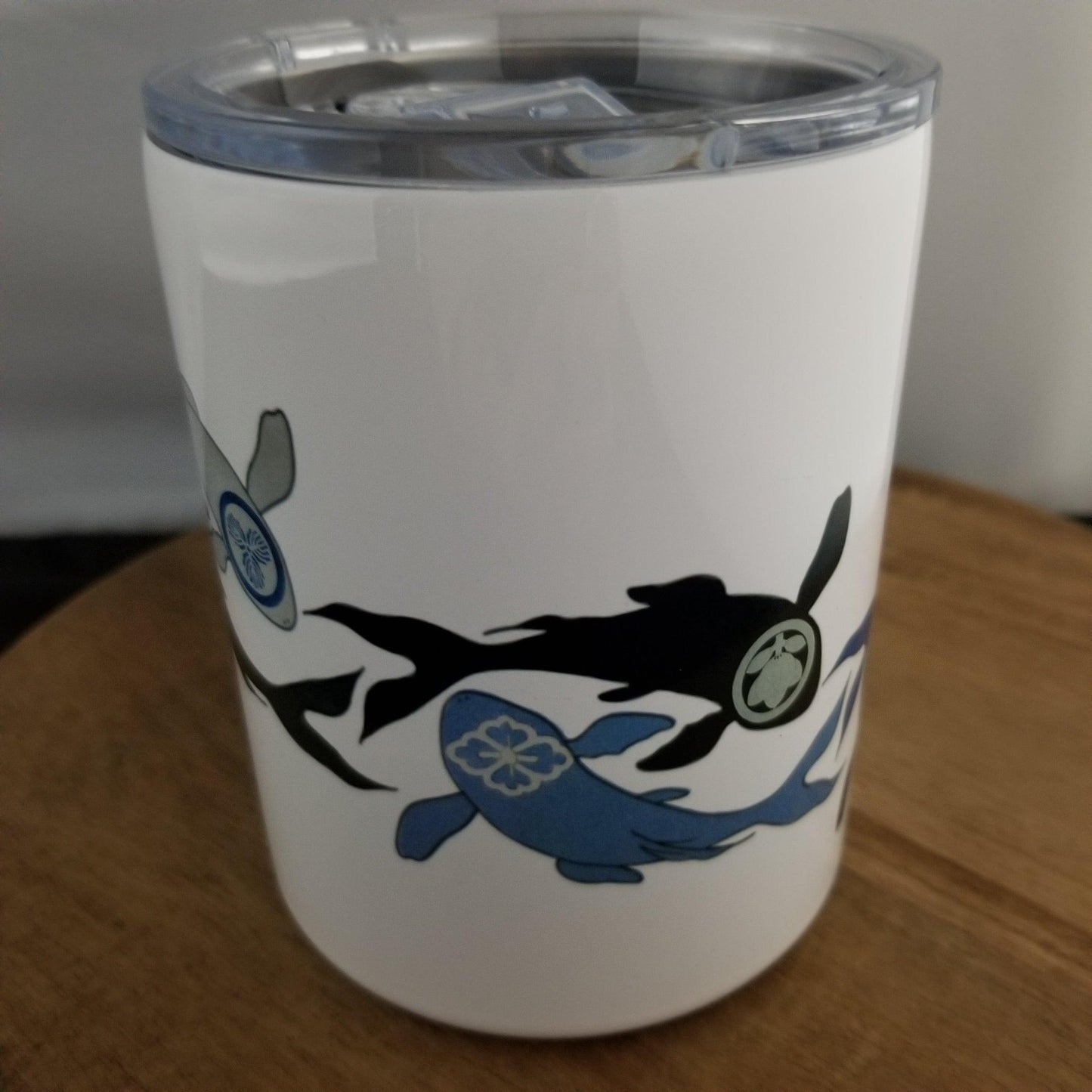 Japanique Insulated Mug: Crested Koi - Kyoto Kimono
