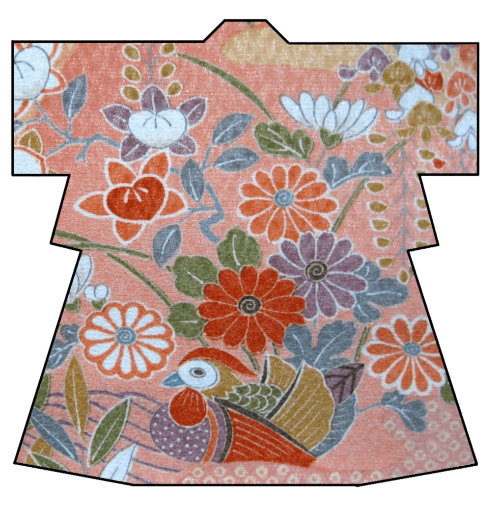 Japanique Insulated Mug Ichi-go Ichi-e: Floral - Kyoto Kimono