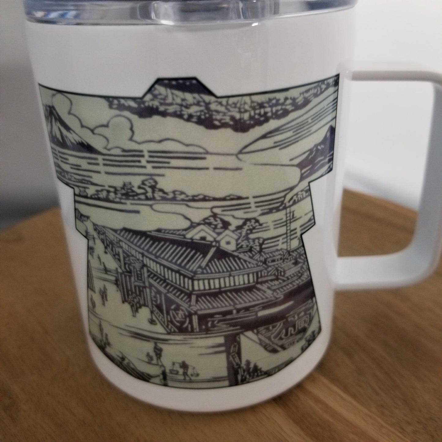 Japanique Insulated Mug Ichi-go Ichi-e: Temple - Kyoto Kimono