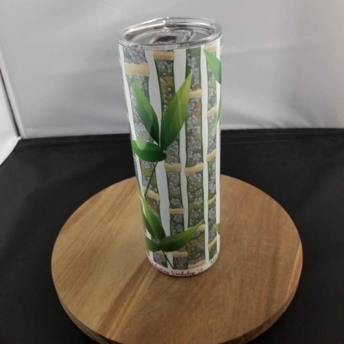 Japanique Insulated Tumbler: Green Bamboo - Kyoto Kimono