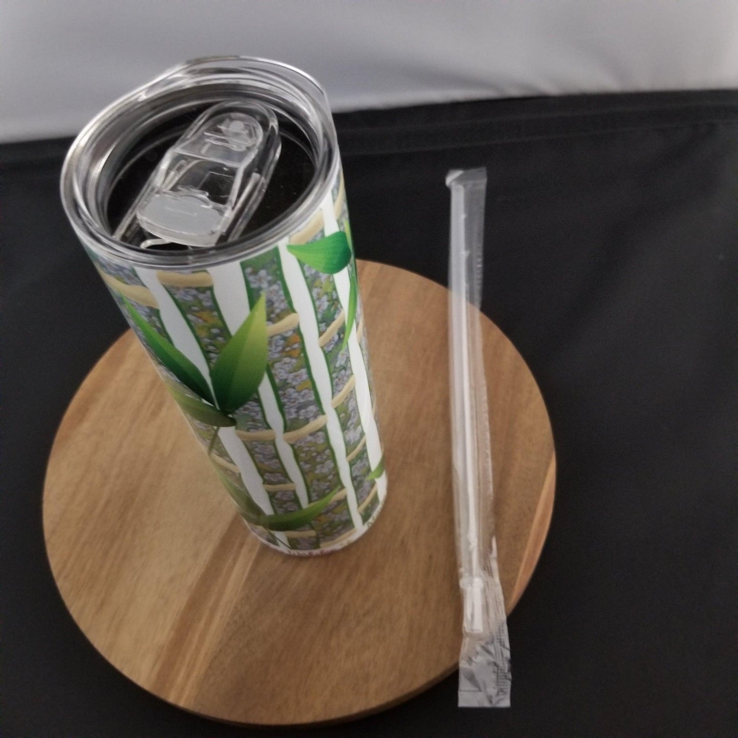 Japanique Insulated Tumbler: Green Bamboo - Kyoto Kimono