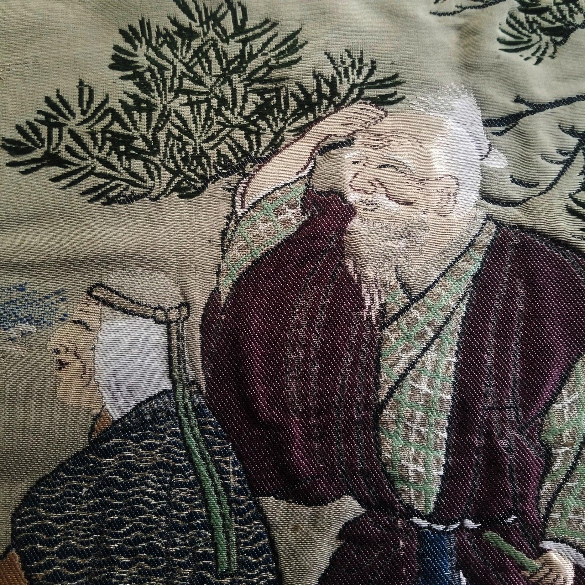 "Jo and Uba Woven" Antique Fukusa - Kyoto Kimono