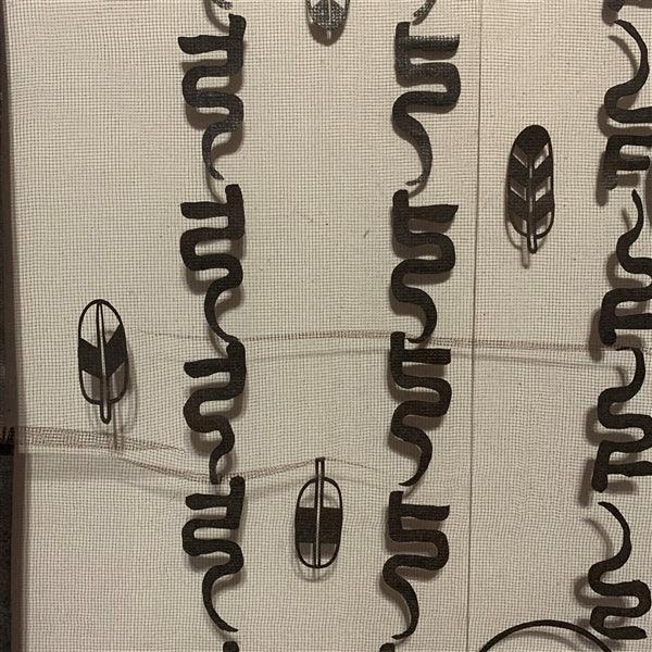 "Kyudo" Vintage Katagami Stencil - Kyoto Kimono
