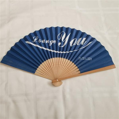 "Lounge You" Folding Fan - Kyoto Kimono