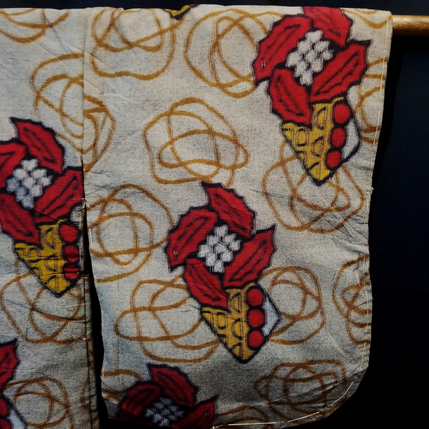 "Mochi Dango" Vintage Meisen Haori - Kyoto Kimono