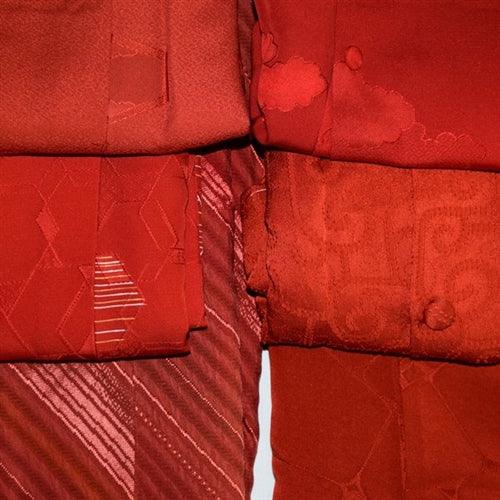 "Orange Michiyuki Surprise" Woman's Kimono Jacket - Kyoto Kimono
