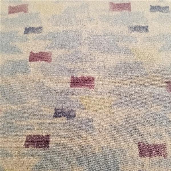 "Pastel Bricks" Vintage Kimono Yardage - Kyoto Kimono