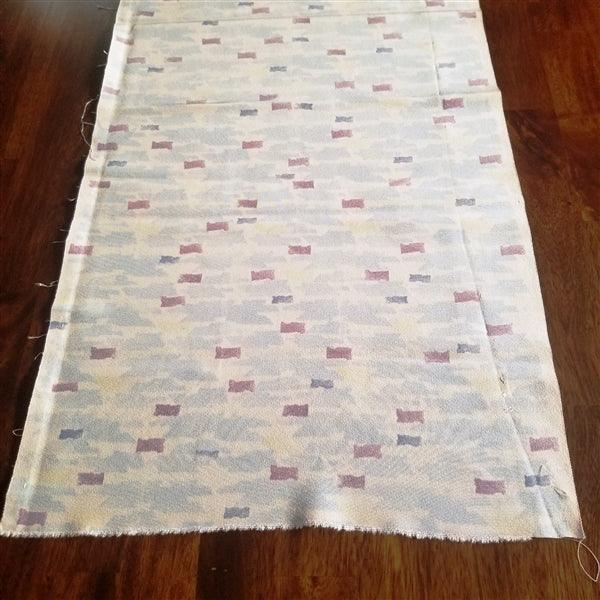 "Pastel Bricks" Vintage Kimono Yardage - Kyoto Kimono