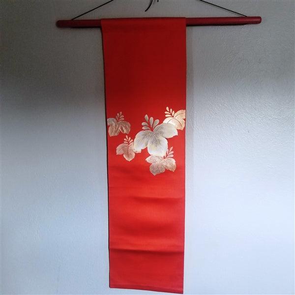 "Paulownia on Red" Japanique Tapestry - Kyoto Kimono