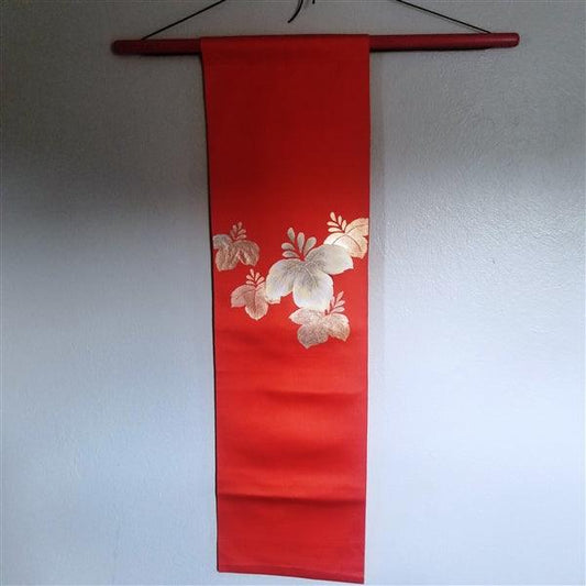 "Paulownia on Red" Japanique Tapestry - Kyoto Kimono