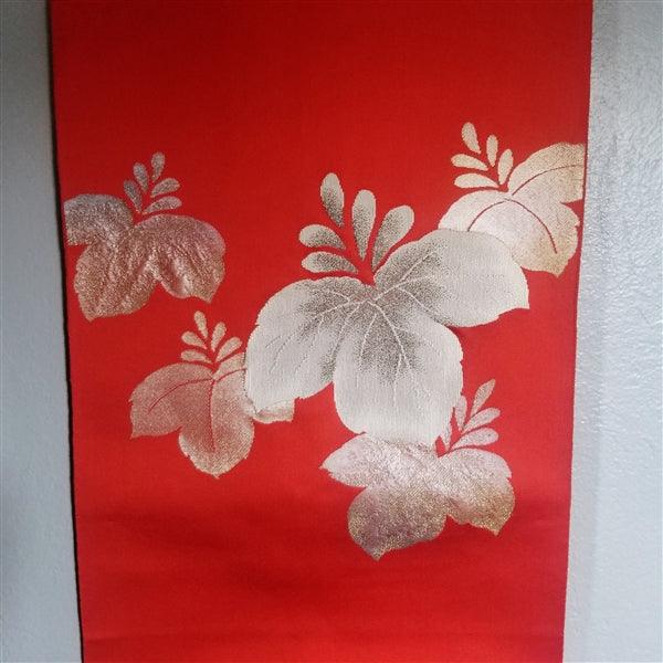 "Paulownia on Red" Japanique Tapestry - Kyoto Kimono