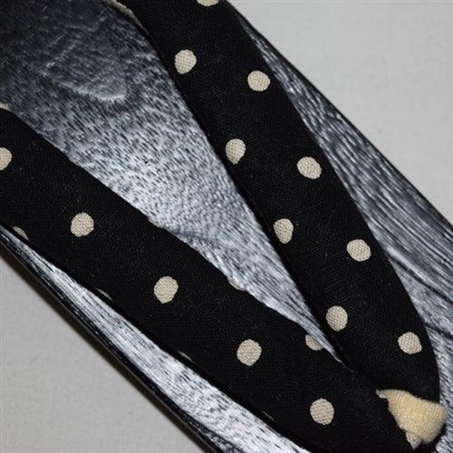 "Polka Dot Black" Women's/Girl's Geta Shoes - Kyoto Kimono