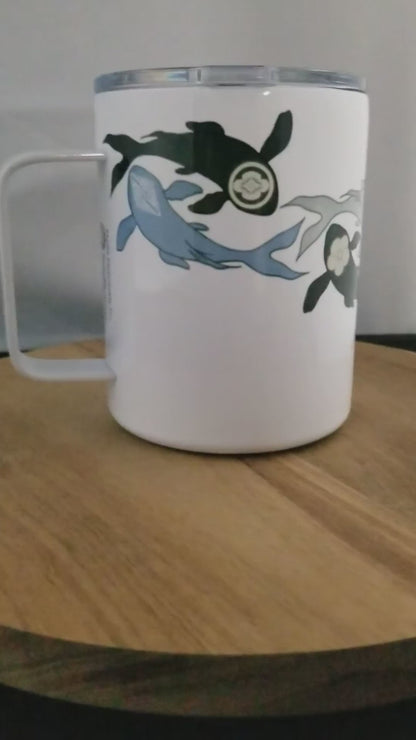 "Crested Koi" Japanique Insulated Mug