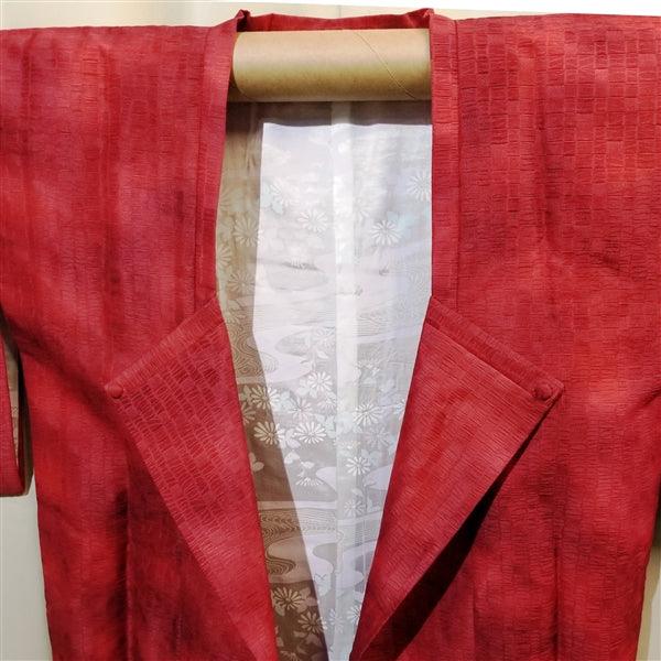 "Red Pucker" Japanique Jacket - Kyoto Kimono
