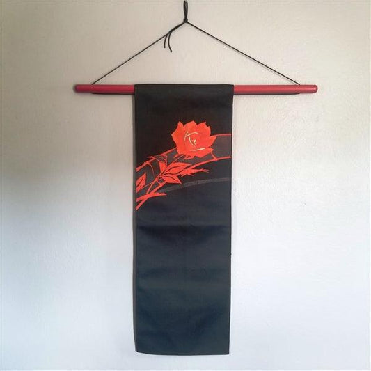 "Red Rose" Japanique Tapestry - Kyoto Kimono
