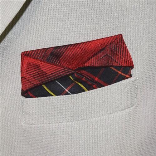 "Red Rover" - Pocket Square - Kyoto Kimono