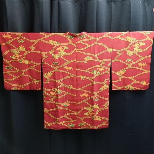 "Red Yuzen" Japanique Jacket - Kyoto Kimono