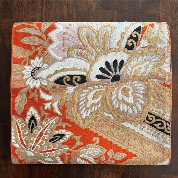 "Retro Abstract" Vintage Fukuro Obi - Kyoto Kimono