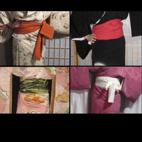 "Simple Sash" - Cotton - Kyoto Kimono