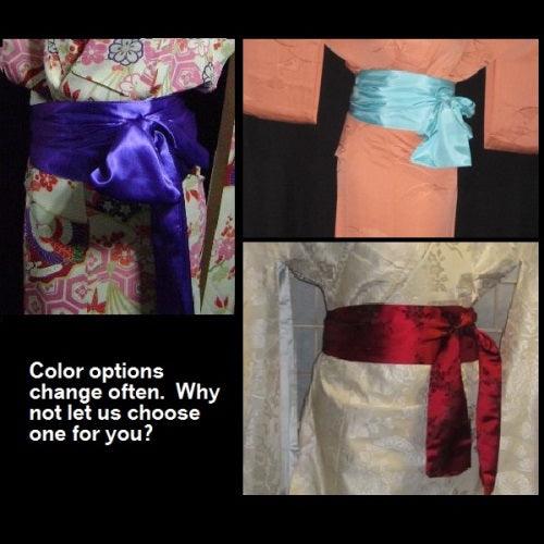 "Simple Sash" - Cotton - Kyoto Kimono