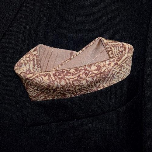 "Softie" - Reversible Pocket Square - Kyoto Kimono