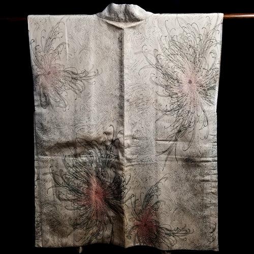 "Spider Mums" Japanique Tunic Vest - Kyoto Kimono