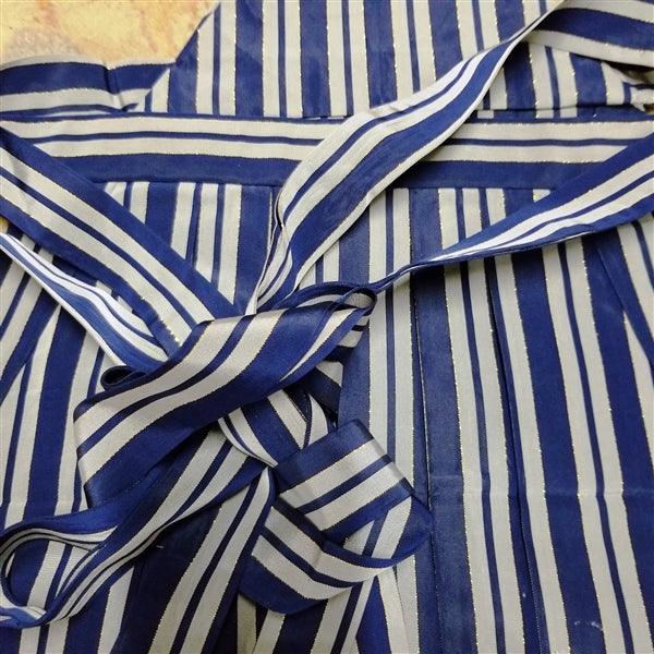"Striped Blue" Vintage Boy's Hakama - Kyoto Kimono