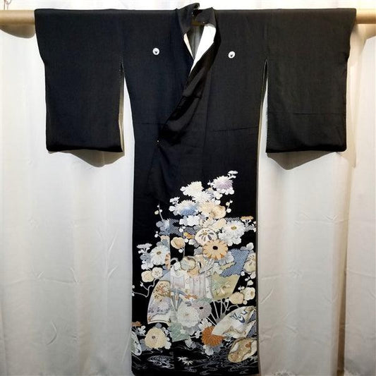 "Subtlety" Vintage Tomesode - Kyoto Kimono