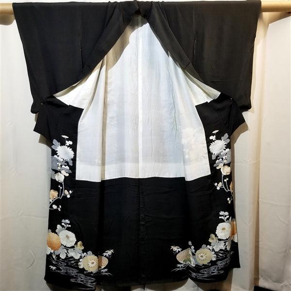 "Subtlety" Vintage Tomesode - Kyoto Kimono