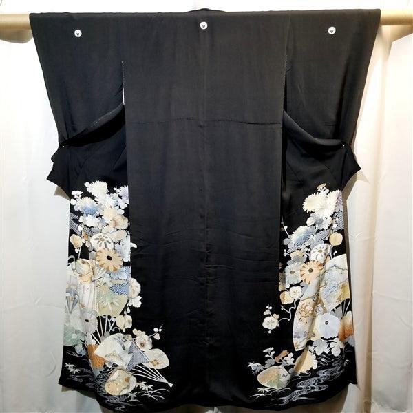 "Subtlety" Vintage Tomesode - Kyoto Kimono