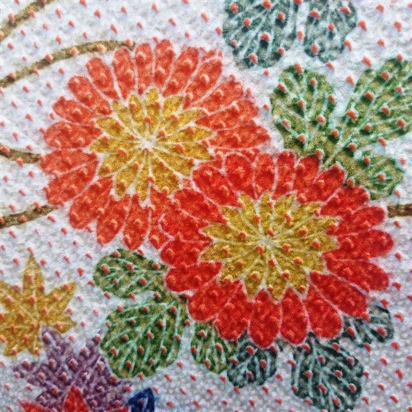 "Summer Fans" Vintage Kimono - Kyoto Kimono