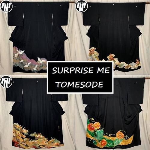 "Surprise Me" Tomesode Kimono - Kyoto Kimono