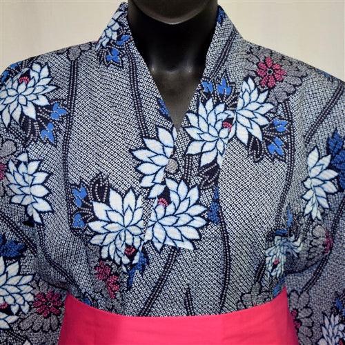 "Surprise Me" Woman's Yukata Kimono - Kyoto Kimono