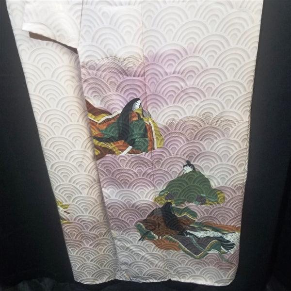 "Tale of Genji" Vintage Kimono - Kyoto Kimono