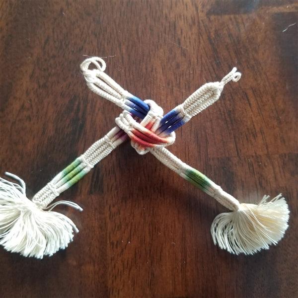 "Three's a Charm" Vintage Haori Himo - Kyoto Kimono