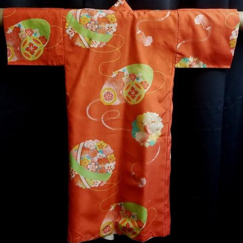 "Tiny Tot" Vintage Girl's Kimono - Kyoto Kimono