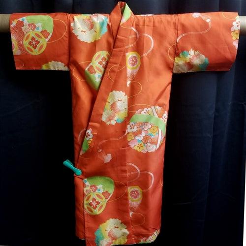 "Tiny Tot" Vintage Girl's Kimono - Kyoto Kimono