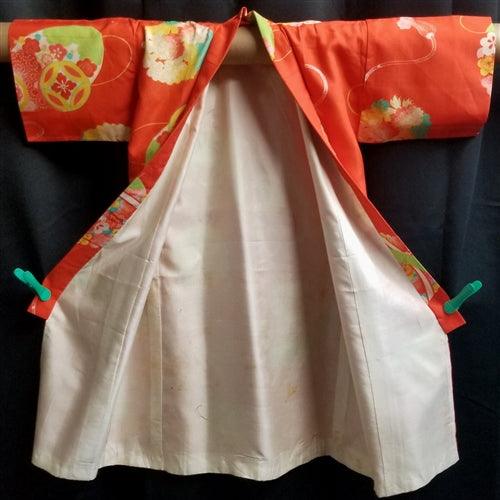 "Tiny Tot" Vintage Girl's Kimono - Kyoto Kimono