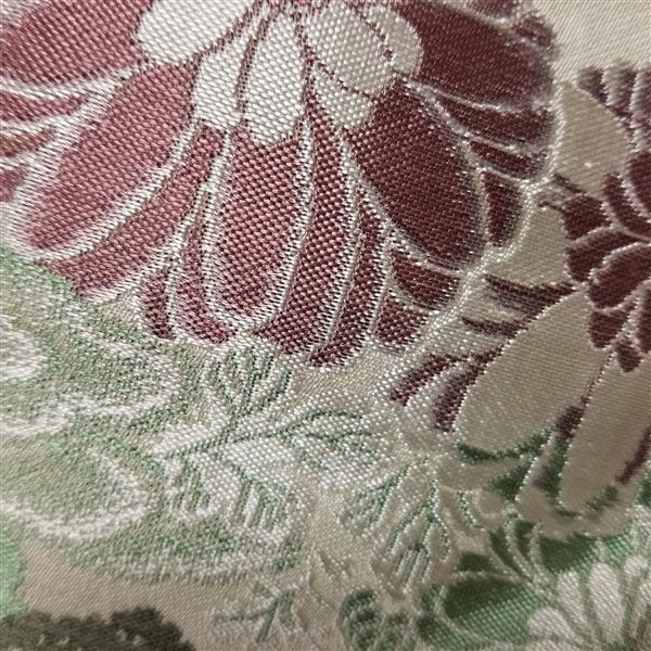 "Traditional Floral" Han Maru Obi - Kyoto Kimono