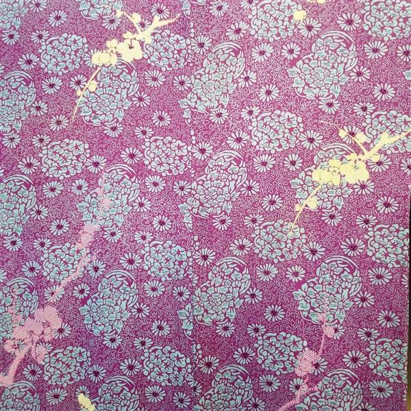 "Ume Silhouette" Vintage Kimono - Kyoto Kimono