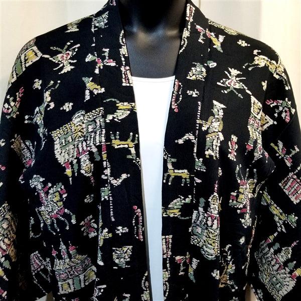 "Wild West" Vintage Haori - Kyoto Kimono