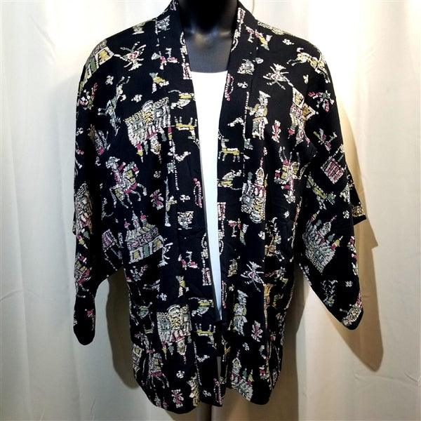 "Wild West" Vintage Haori - Kyoto Kimono