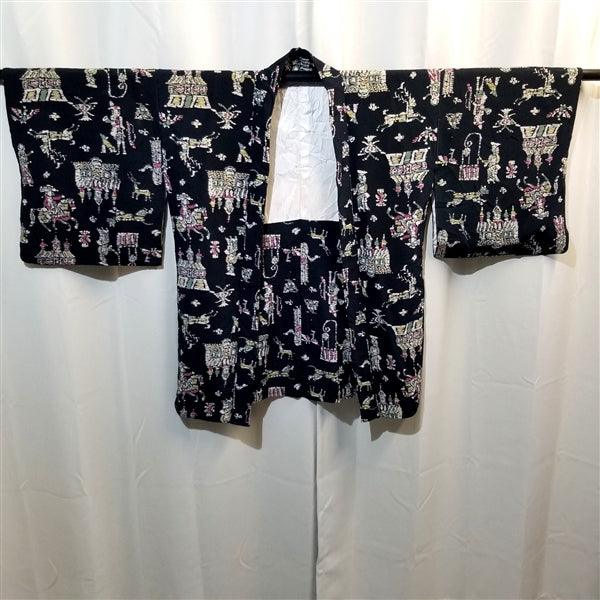 "Wild West" Vintage Haori - Kyoto Kimono