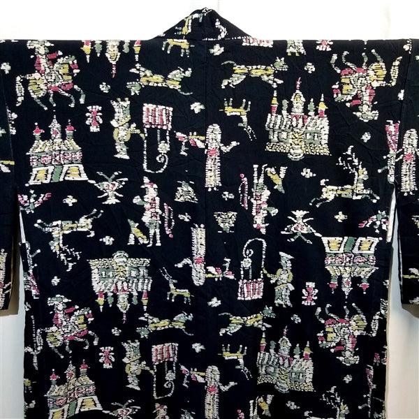 "Wild West" Vintage Haori - Kyoto Kimono