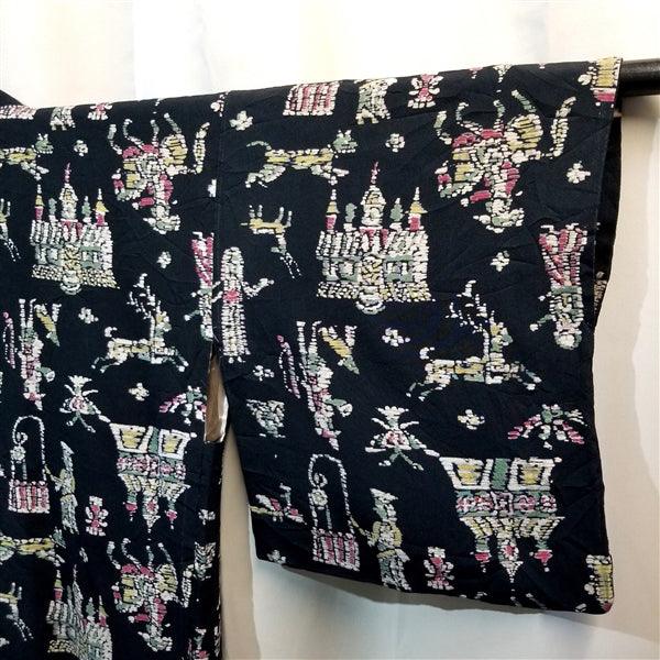 "Wild West" Vintage Haori - Kyoto Kimono